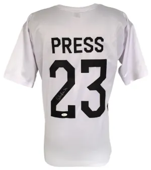 Christen Press Signed Autographed Team USA Soccer Jersey (JSA COA)