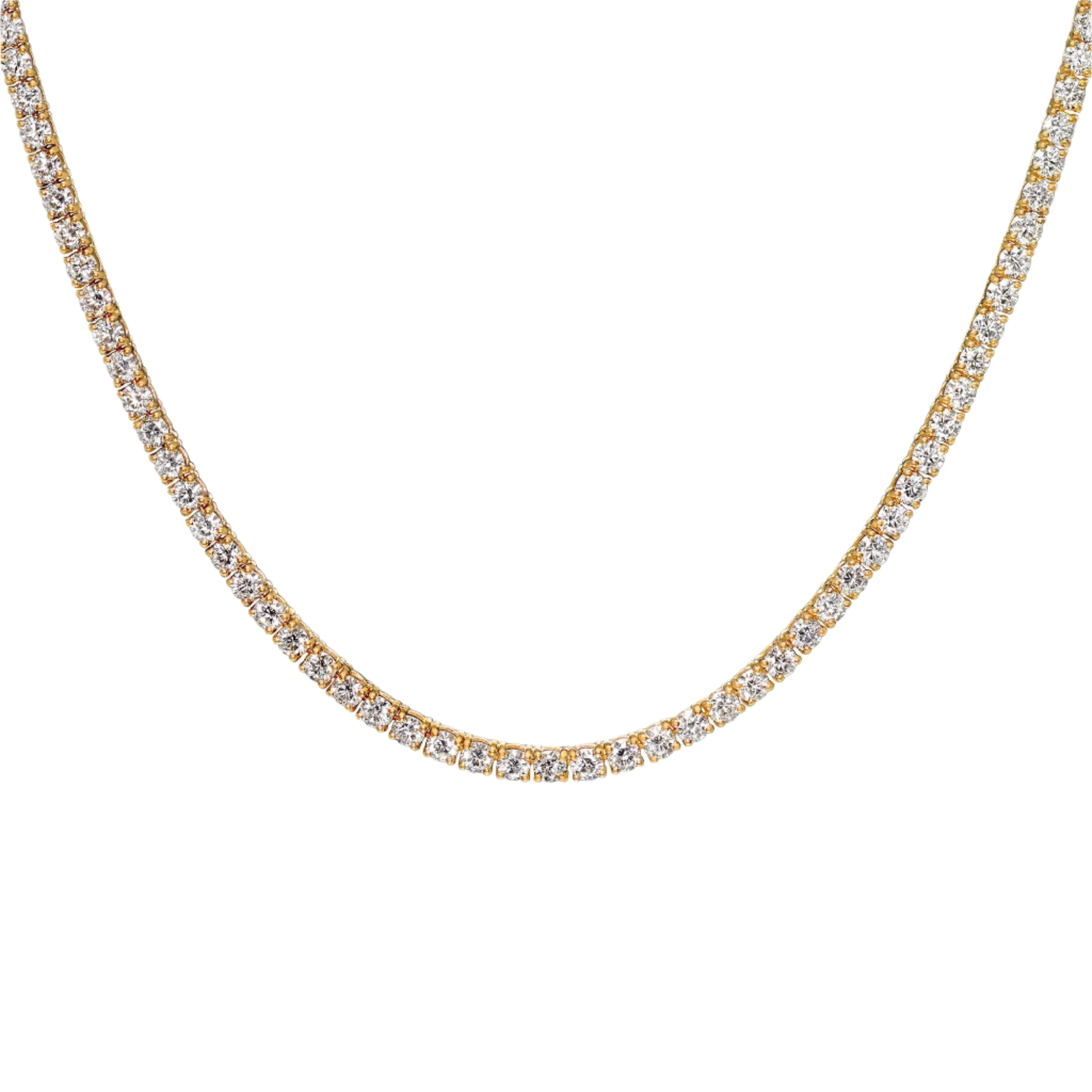 Classic Diamond Tennis Necklace