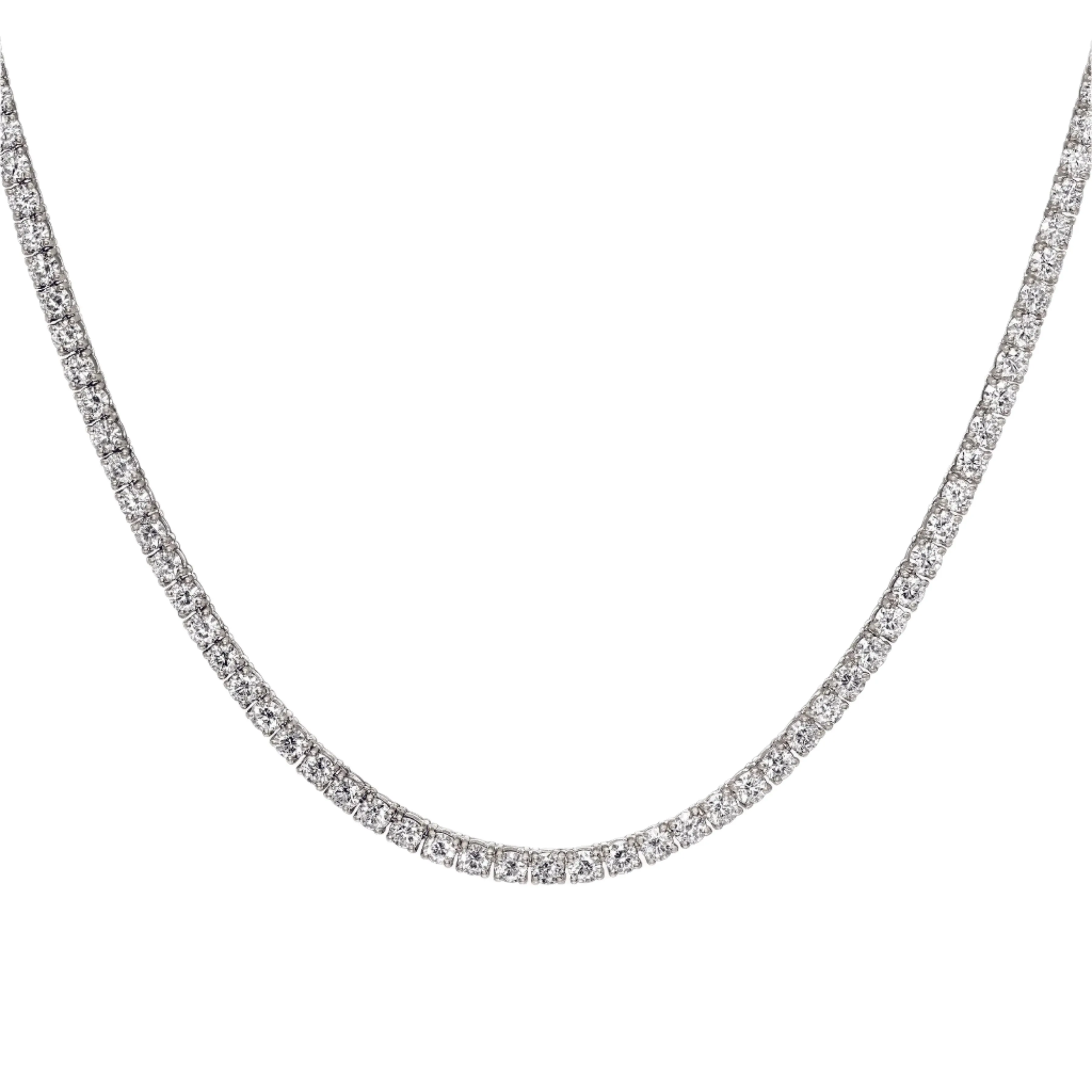Classic Diamond Tennis Necklace