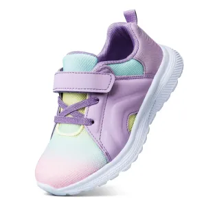 Colorful Lace-Up Velcro Tennis Sneakers