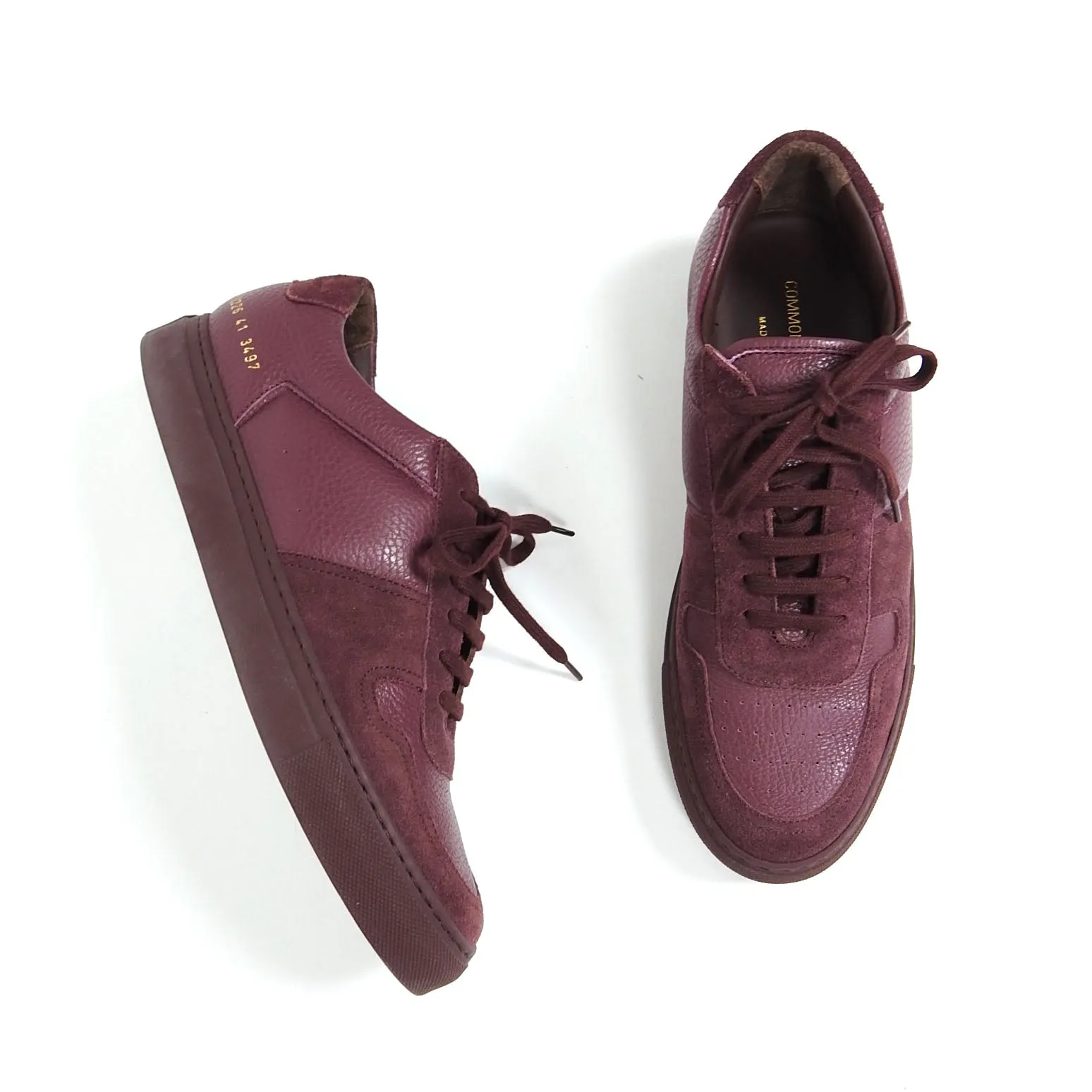 Common Projects BBall Low Premium Bordeaux Size 41
