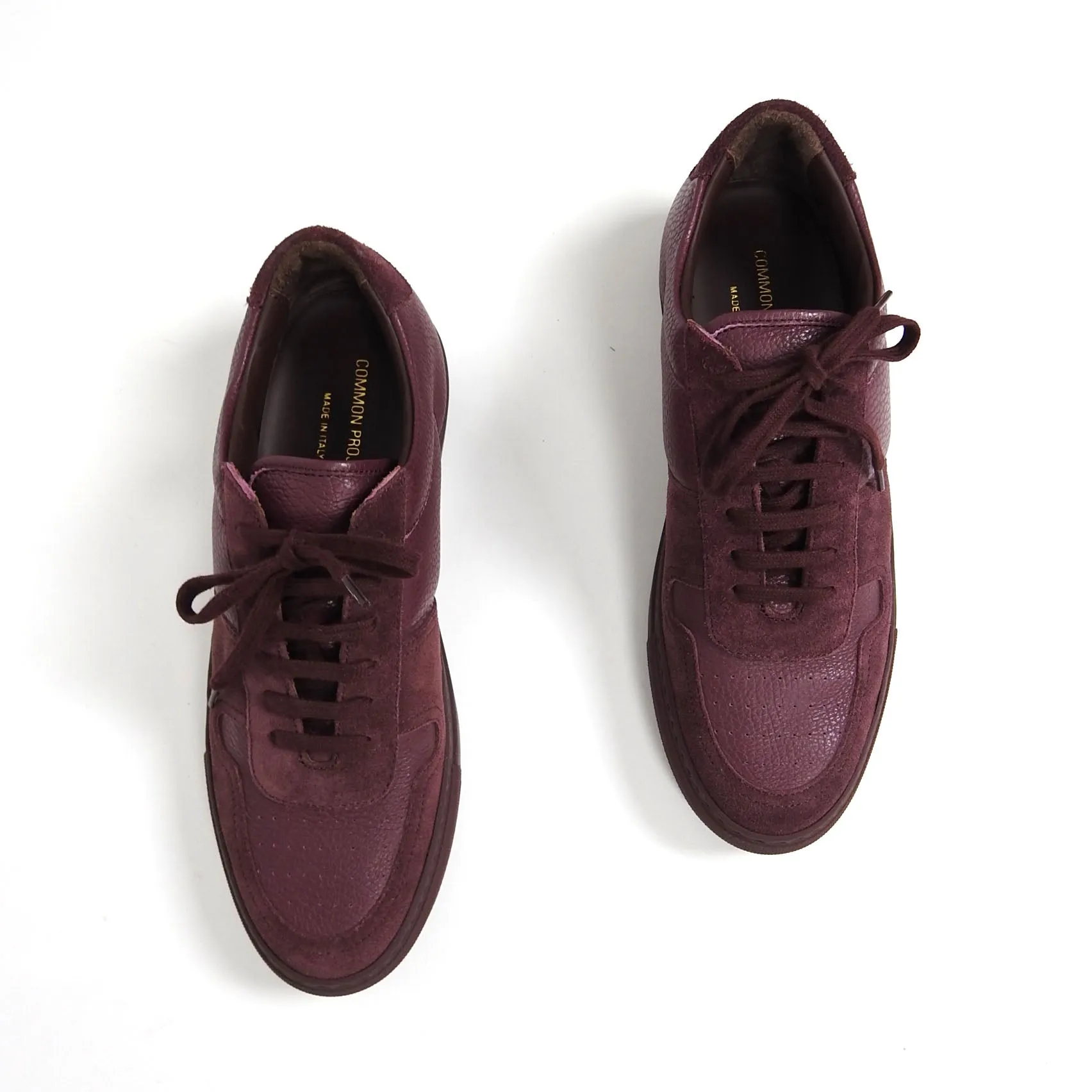 Common Projects BBall Low Premium Bordeaux Size 41