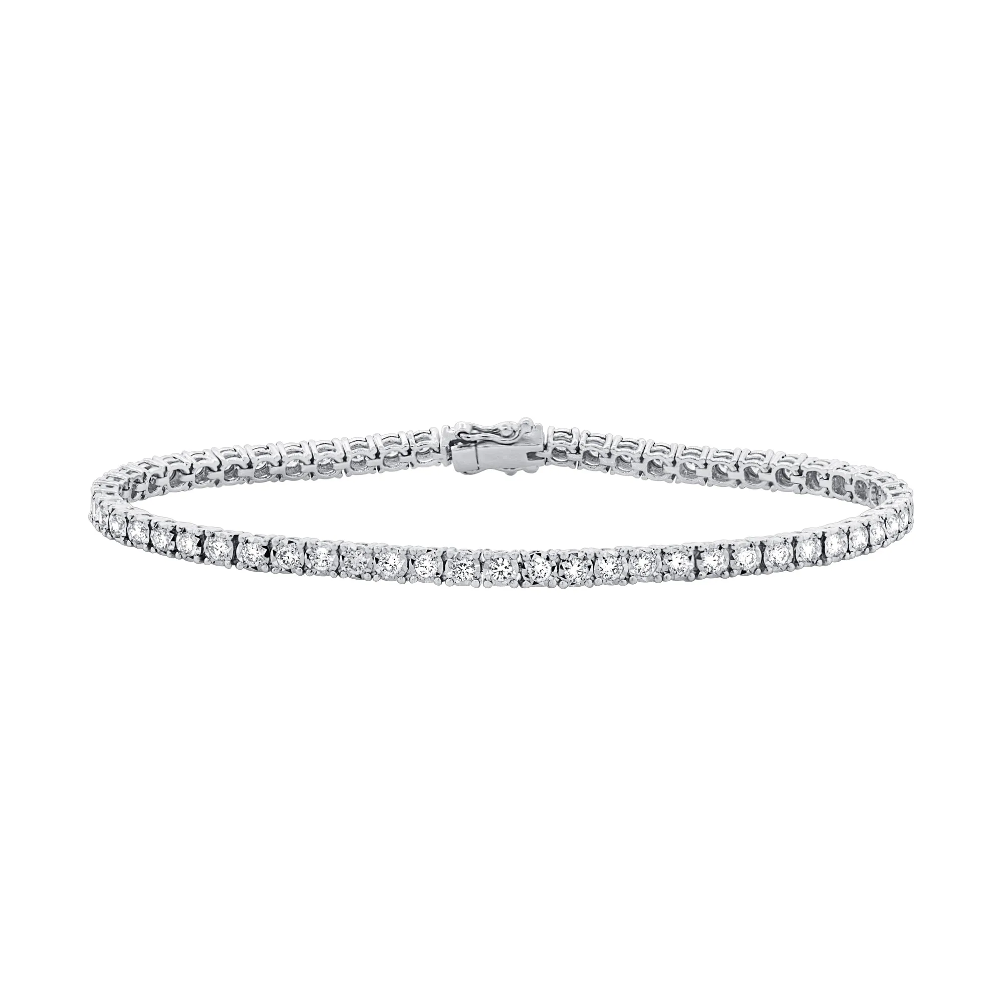 Contemporary Diamond Tennis Bracelet