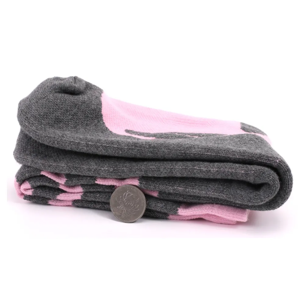 Contrasting Color Outdoor Ski Sock