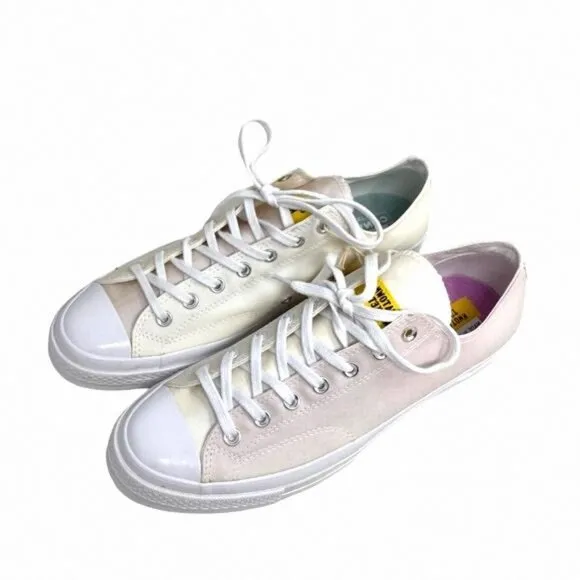 Converse Chuck 70 OX Low Top Shoes Men Size White 166599C Sneakers Skate Canvas