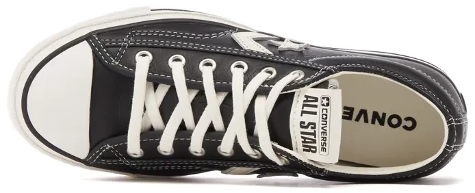 Converse Star Player 76 Low Top Black Leather