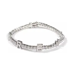 Custom CZ Diamond Tennis Bracelet