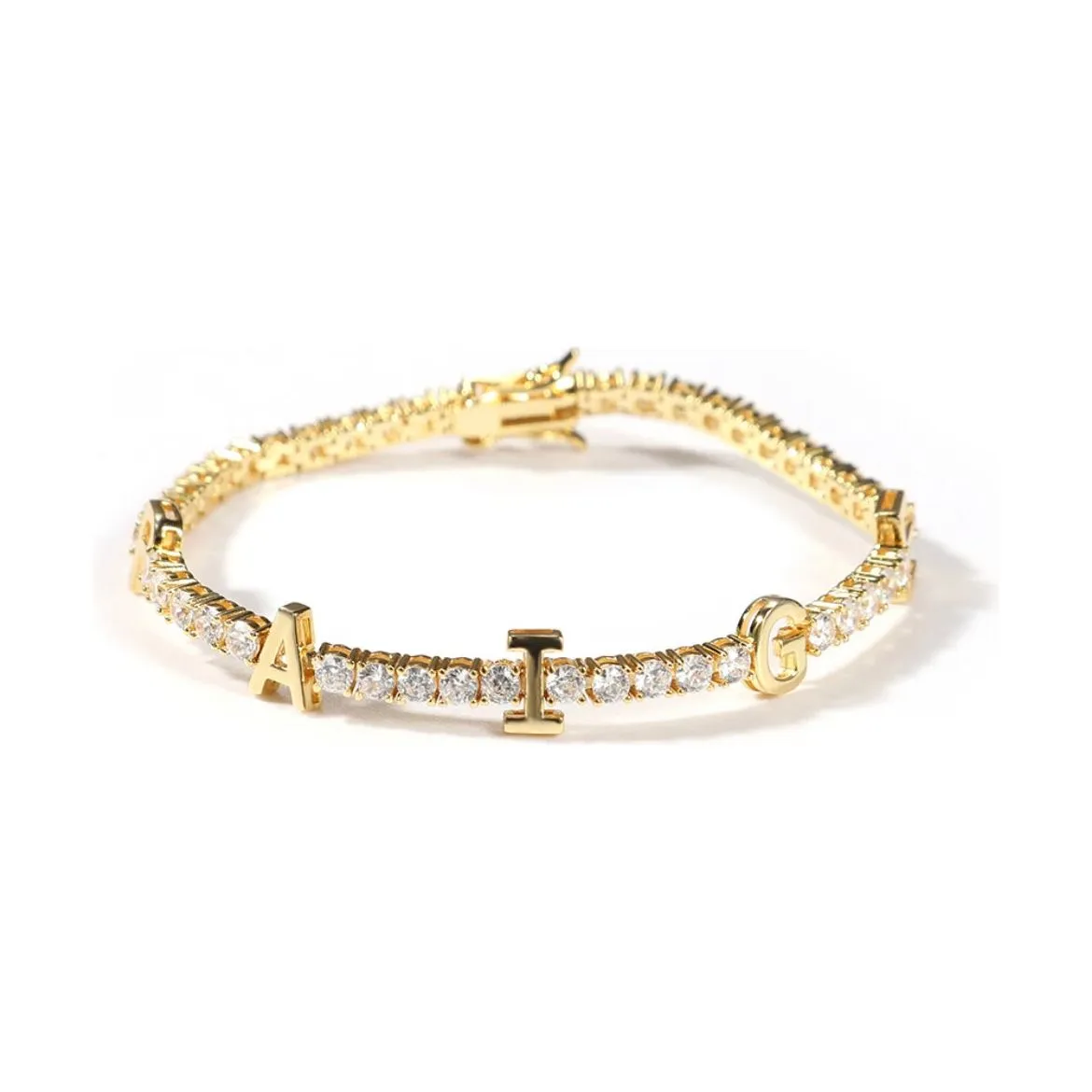Custom CZ Diamond Tennis Bracelet