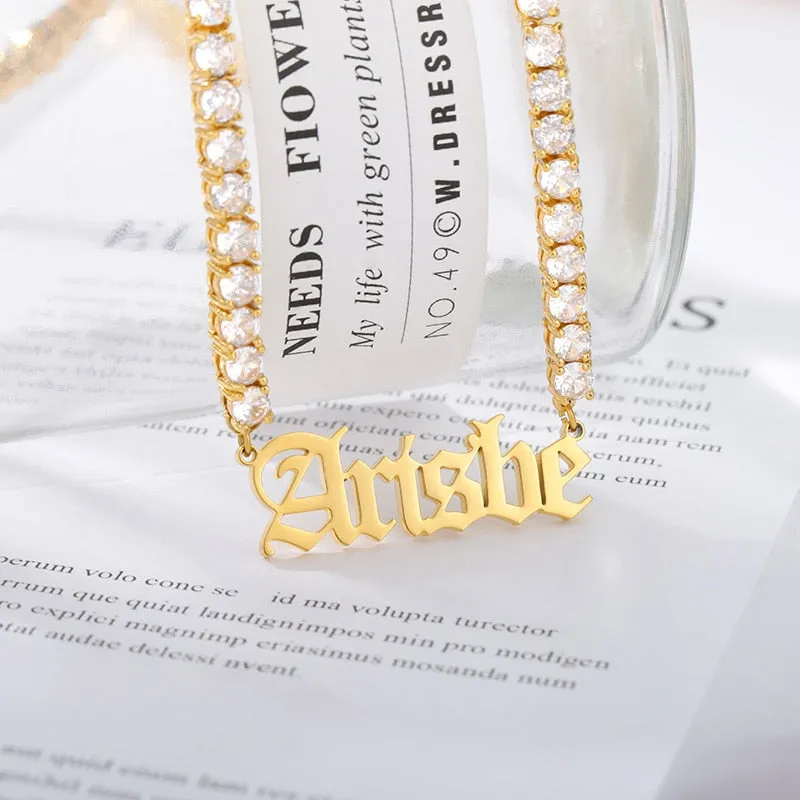 Custom Name Tennis Chain