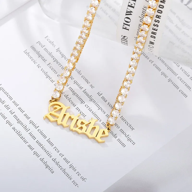 Custom Name Tennis Chain