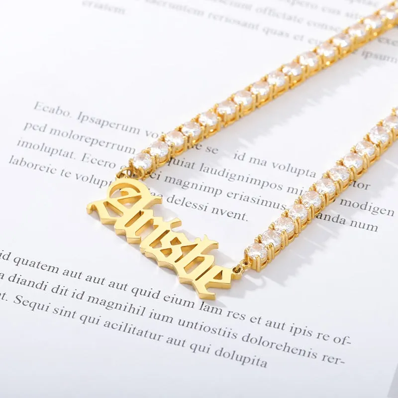 Custom Name Tennis Chain