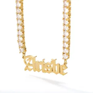 Custom Name Tennis Chain
