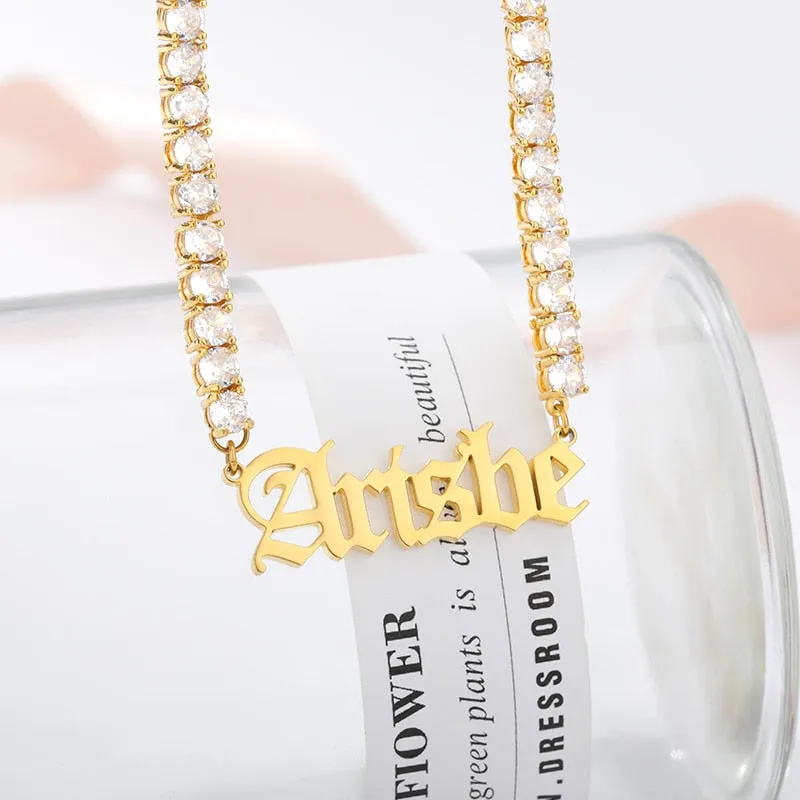 Custom Name Tennis Chain