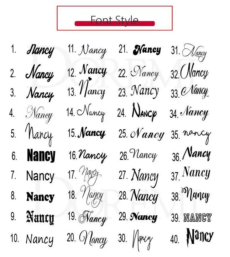 Custom Name Tennis Chain