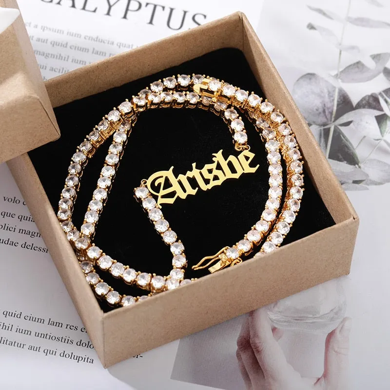 Custom Name Tennis Chain
