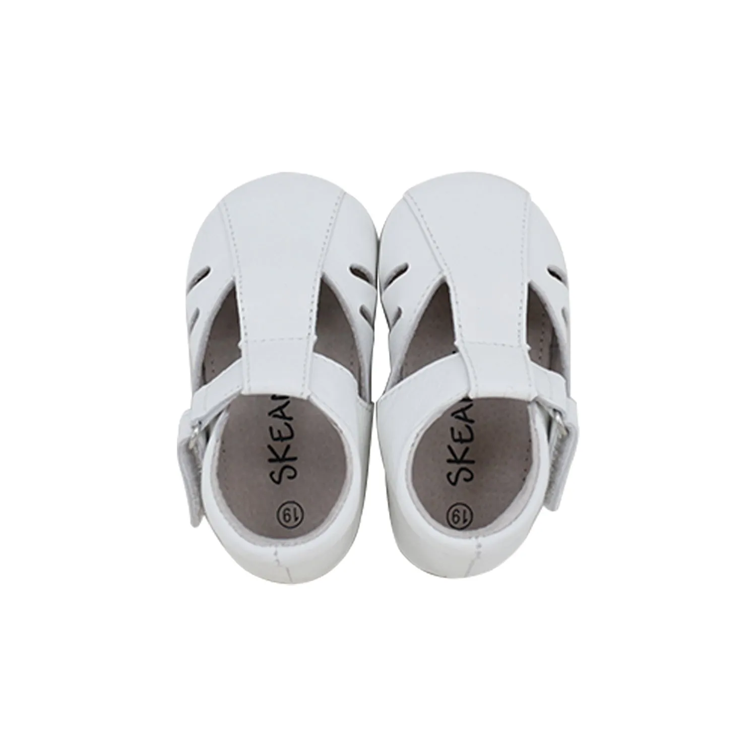 Dakota Baby & Toddler First/Pre Walker Shoes in White