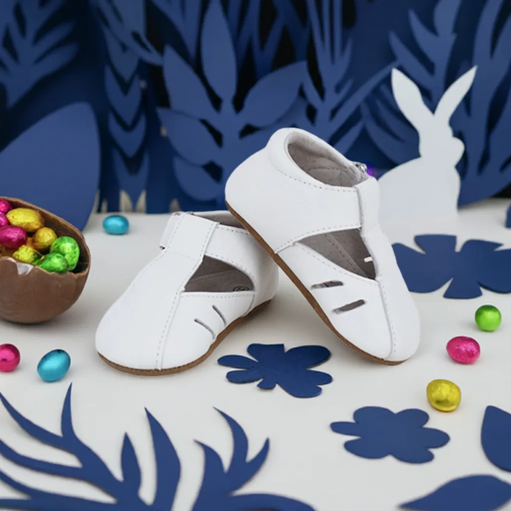 Dakota Baby & Toddler First/Pre Walker Shoes in White