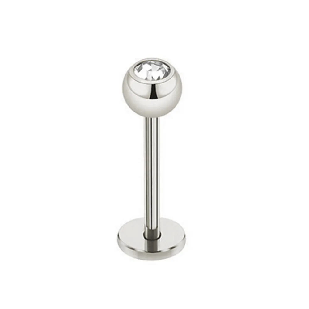 Diamond Labret Unisex Lip Piercing Studs