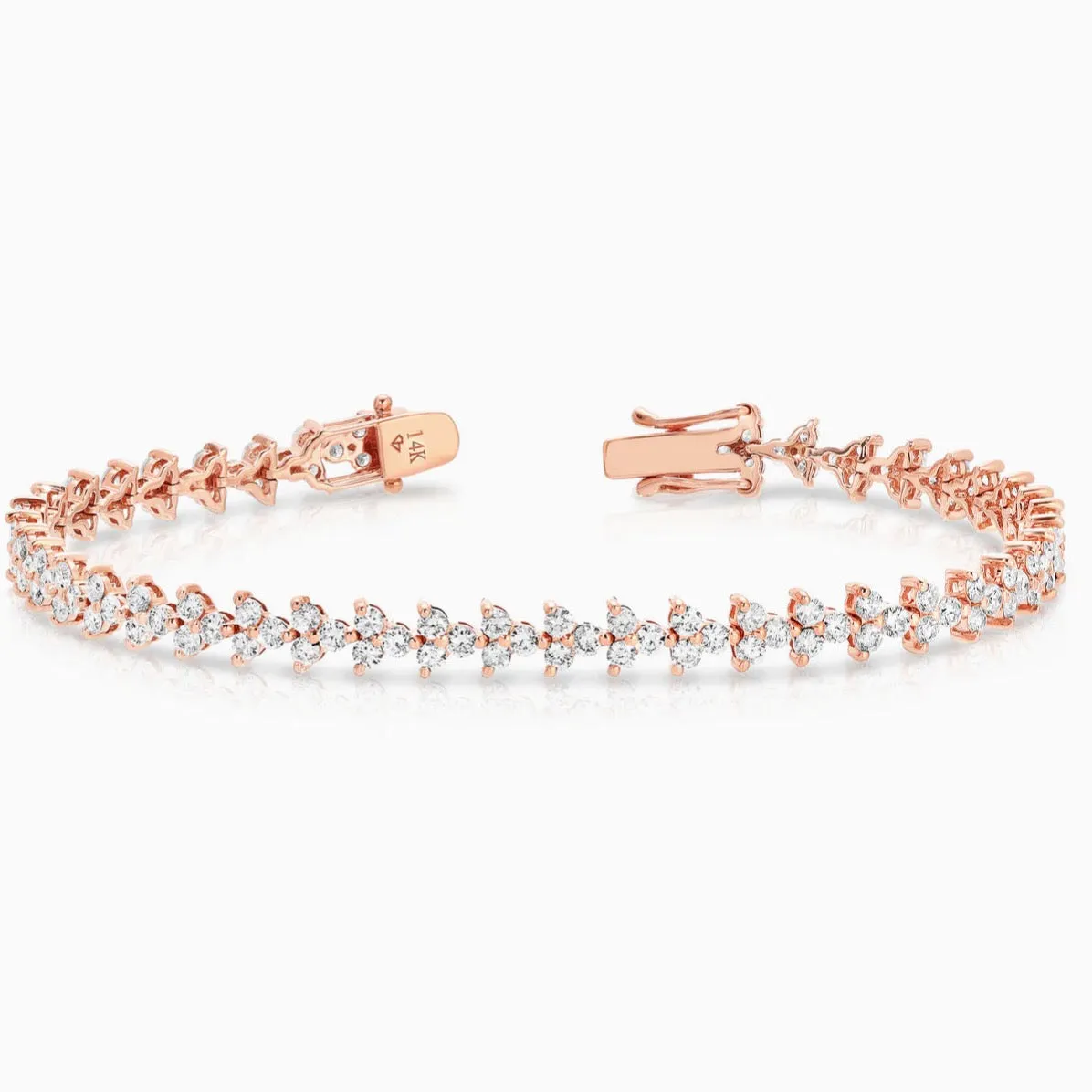 Diamond Poppy Tennis Bracelet