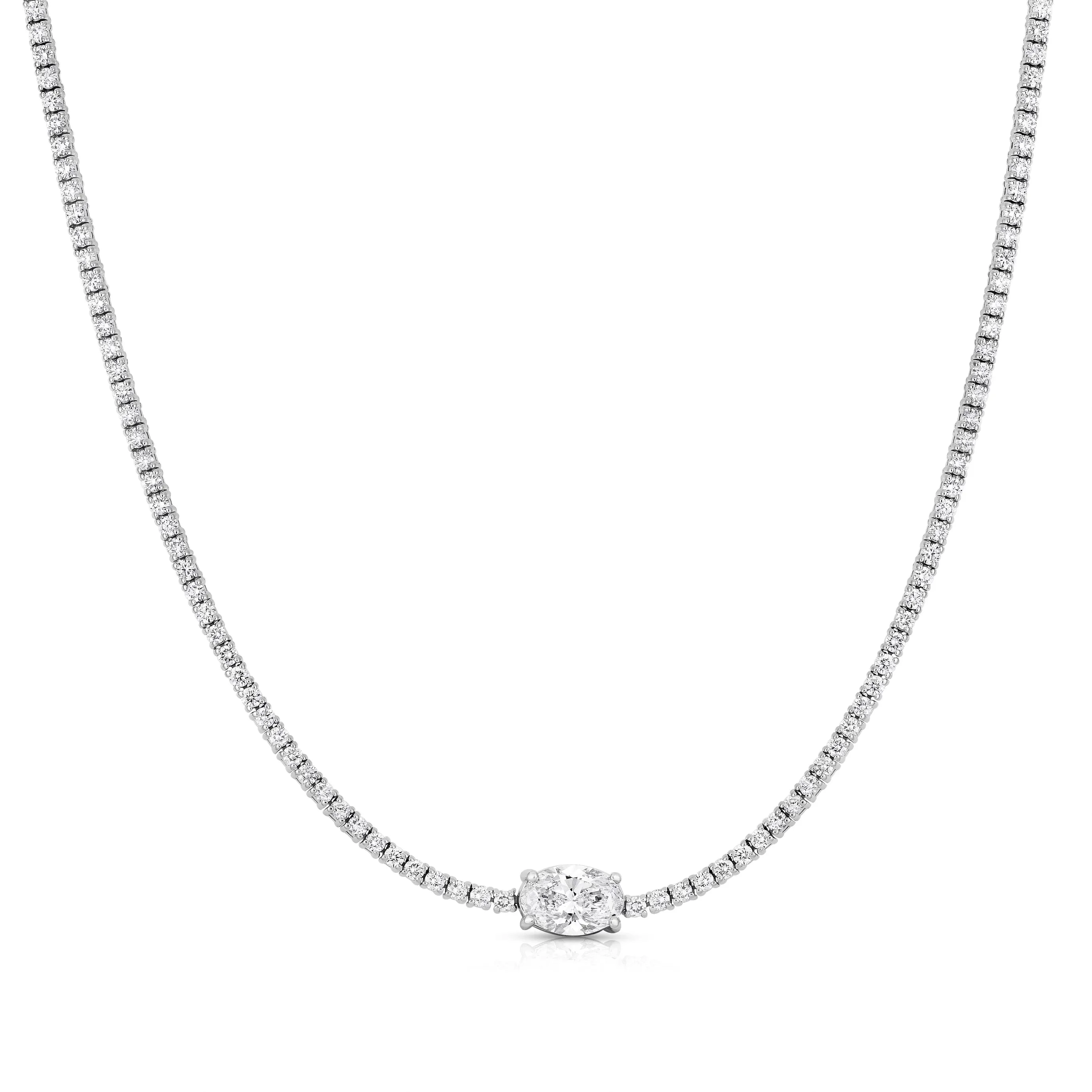 DIANA - 5cttw Tennis Necklace