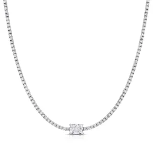 DIANA - 5cttw Tennis Necklace