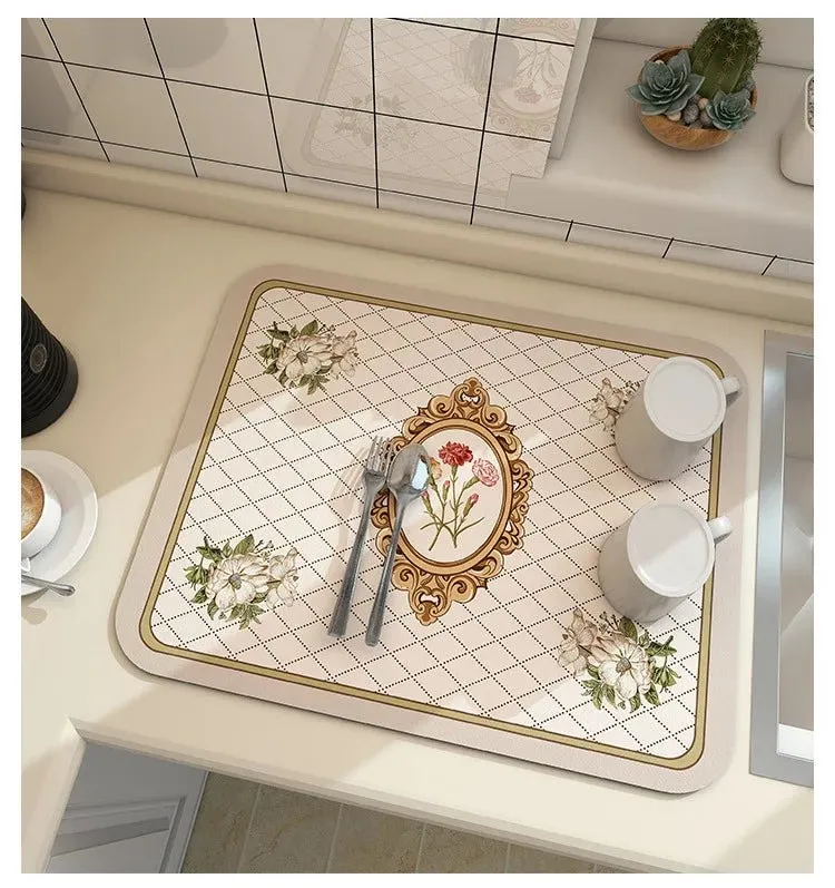 Diatomite Quick-Dry Kitchen Mat