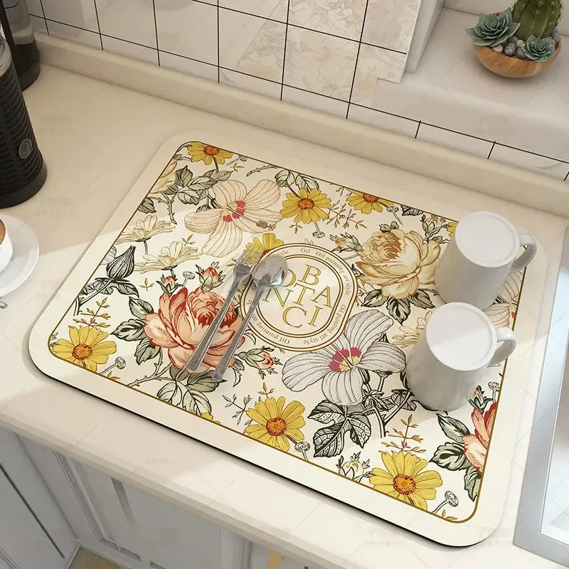 Diatomite Quick-Dry Kitchen Mat