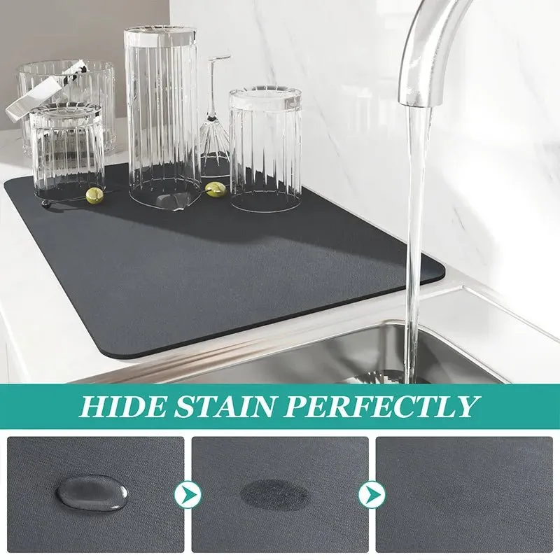 Diatomite Quick-Dry Kitchen Mat
