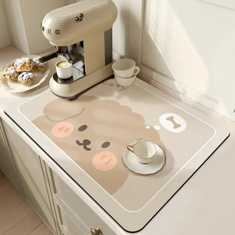 Diatomite Quick-Dry Kitchen Mat