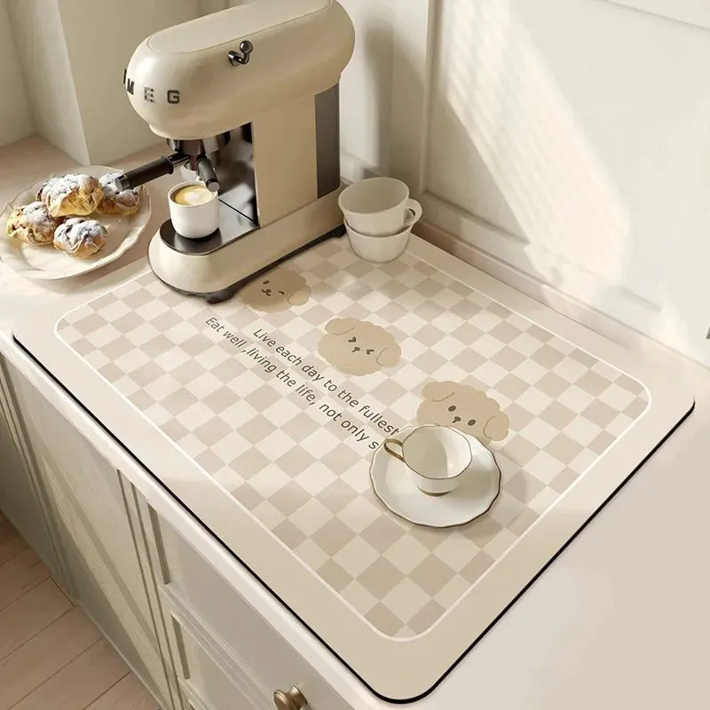 Diatomite Quick-Dry Kitchen Mat