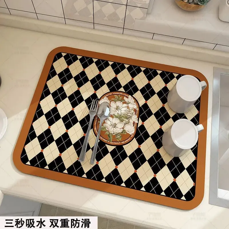 Diatomite Quick-Dry Kitchen Mat