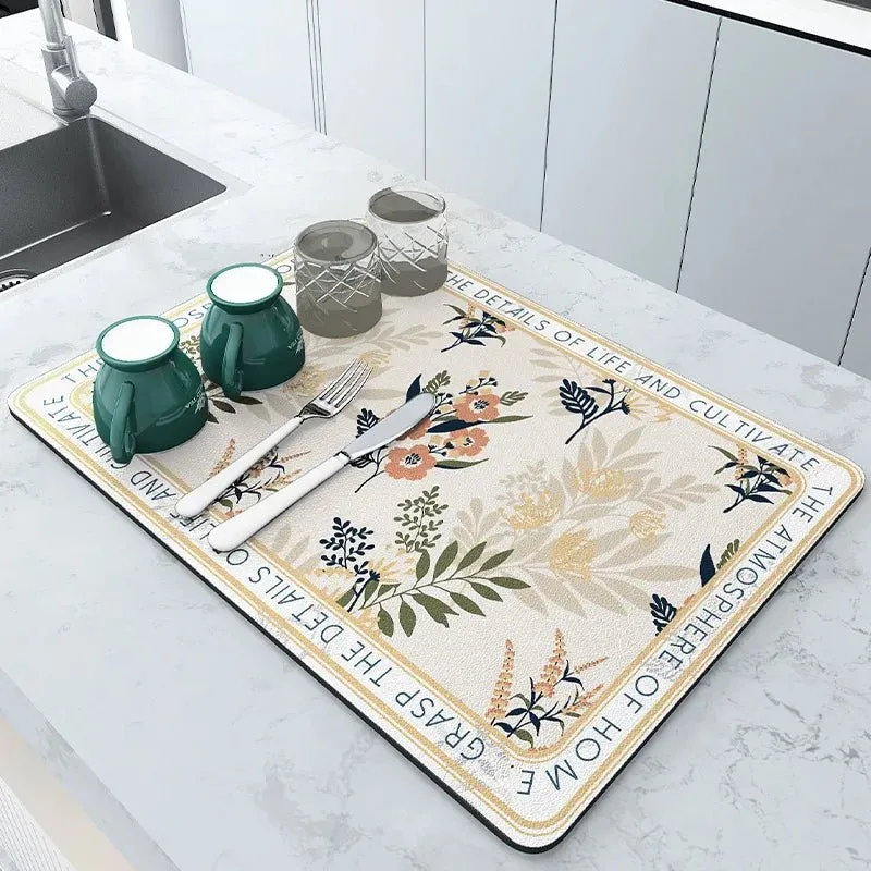 Diatomite Quick-Dry Kitchen Mat