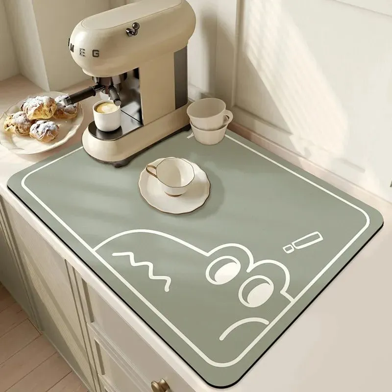 Diatomite Quick-Dry Kitchen Mat
