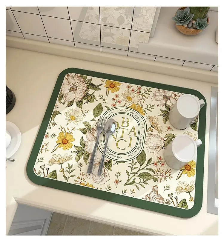 Diatomite Quick-Dry Kitchen Mat