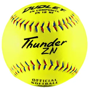 Dudley Non-Association Thunder ZN 12" 44/525 Composite Slowpitch Softballs: 43055