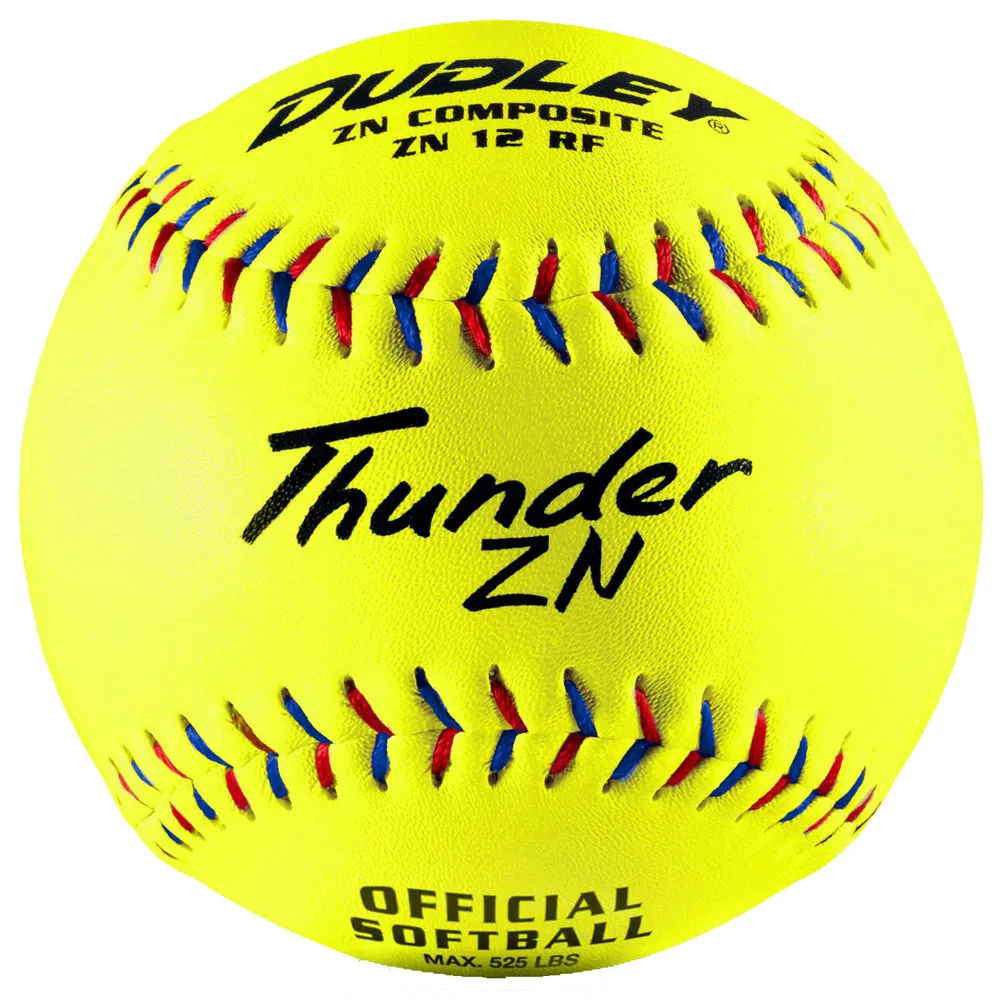 Dudley Non-Association Thunder ZN 12" 44/525 Composite Slowpitch Softballs: 43055