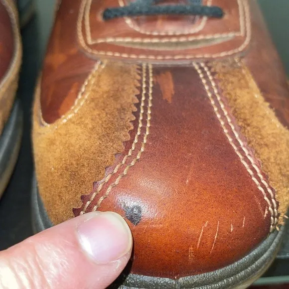 ECCO Men’s Leather Brown Yak Shoes.  Size 46.