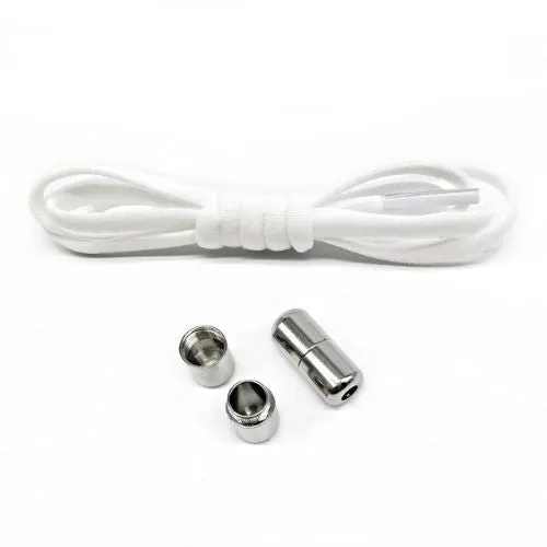 Elastic No Tie Metal Shoelaces