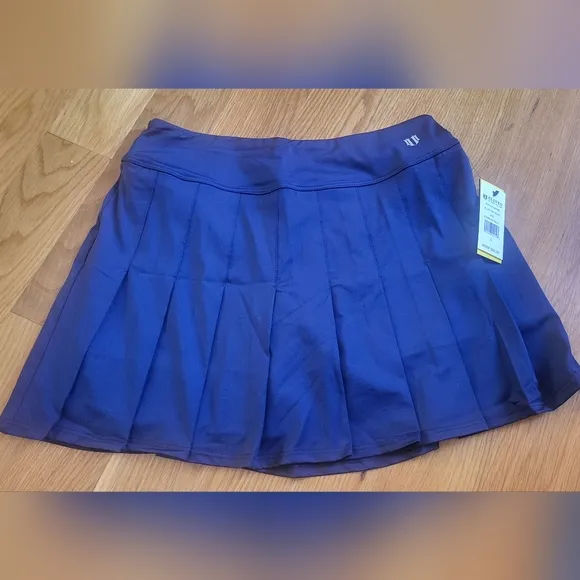 Eleven Venus Williams Admiral Navy Flutter Tennis Skirt NWT