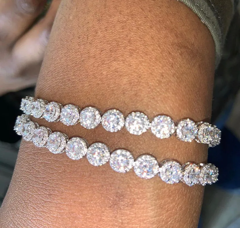 Encrusted Tennis Bracelets