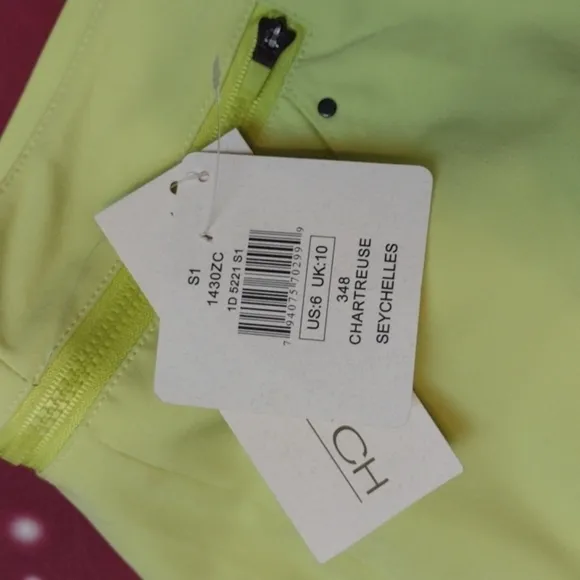 EP pro neon yellow tennis skort size 6