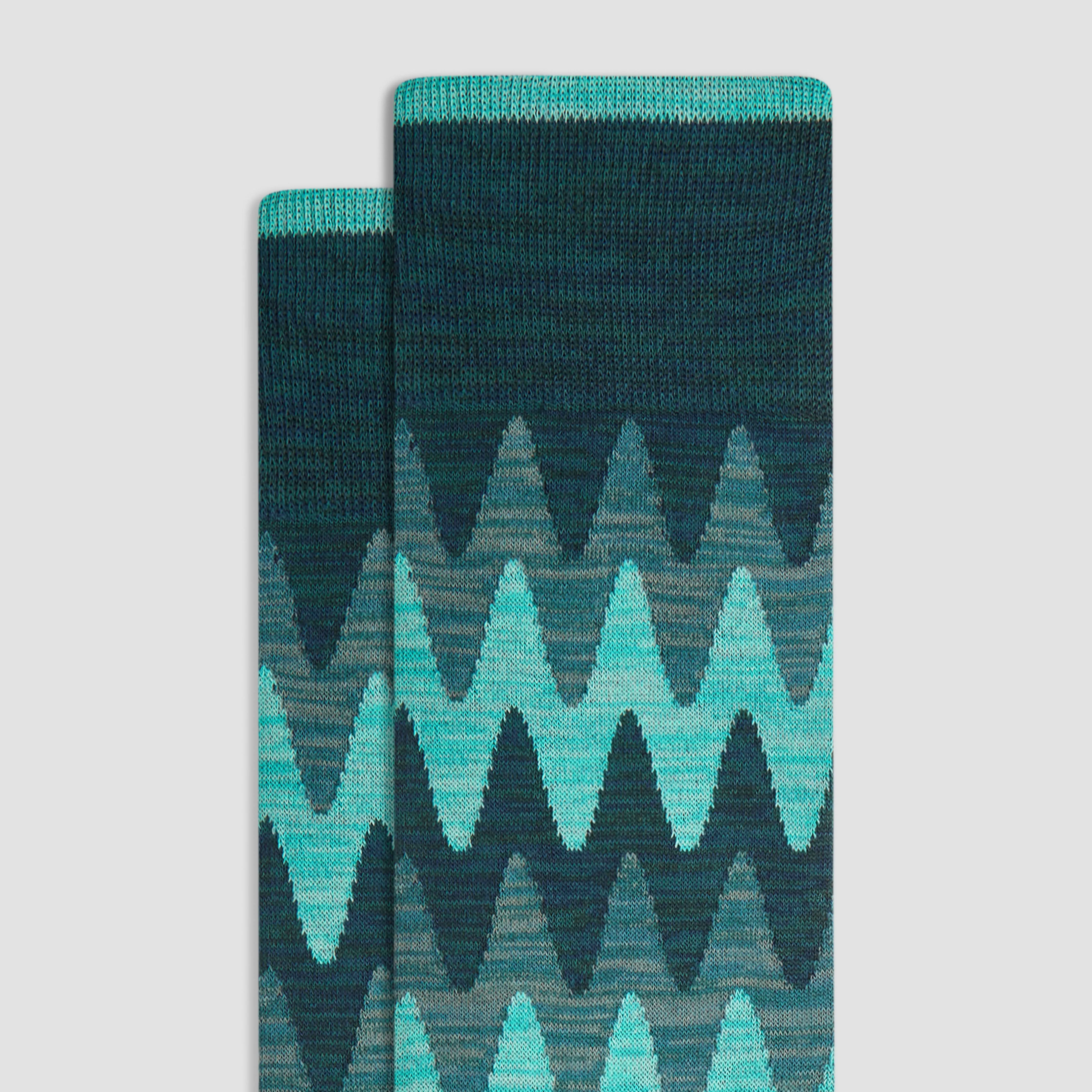 Flame Stripe Mid-Calf Socks