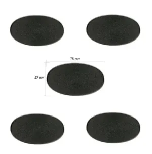 Games Workshop: 75x42mm Oval Bases