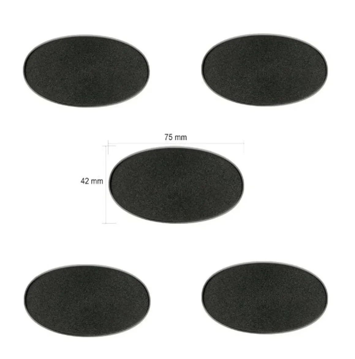 Games Workshop: 75x42mm Oval Bases