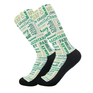 Garden Fresh Socks: Herbs