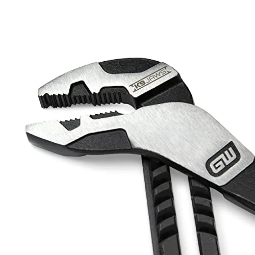 GEARWRENCH 8", 10”, & 12” PITBULL K9 Straight Jaw Dual Material Tongue and Groove Pliers Set - 82205CAZ