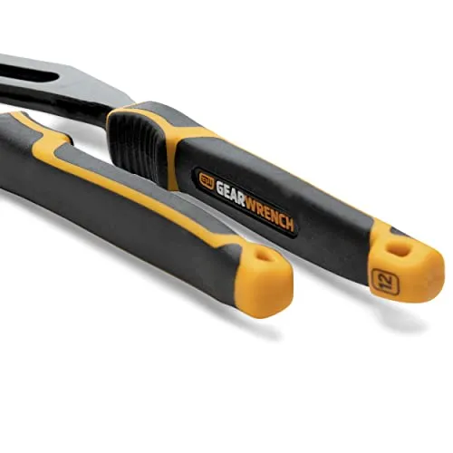 GEARWRENCH 8", 10”, & 12” PITBULL K9 Straight Jaw Dual Material Tongue and Groove Pliers Set - 82205CAZ
