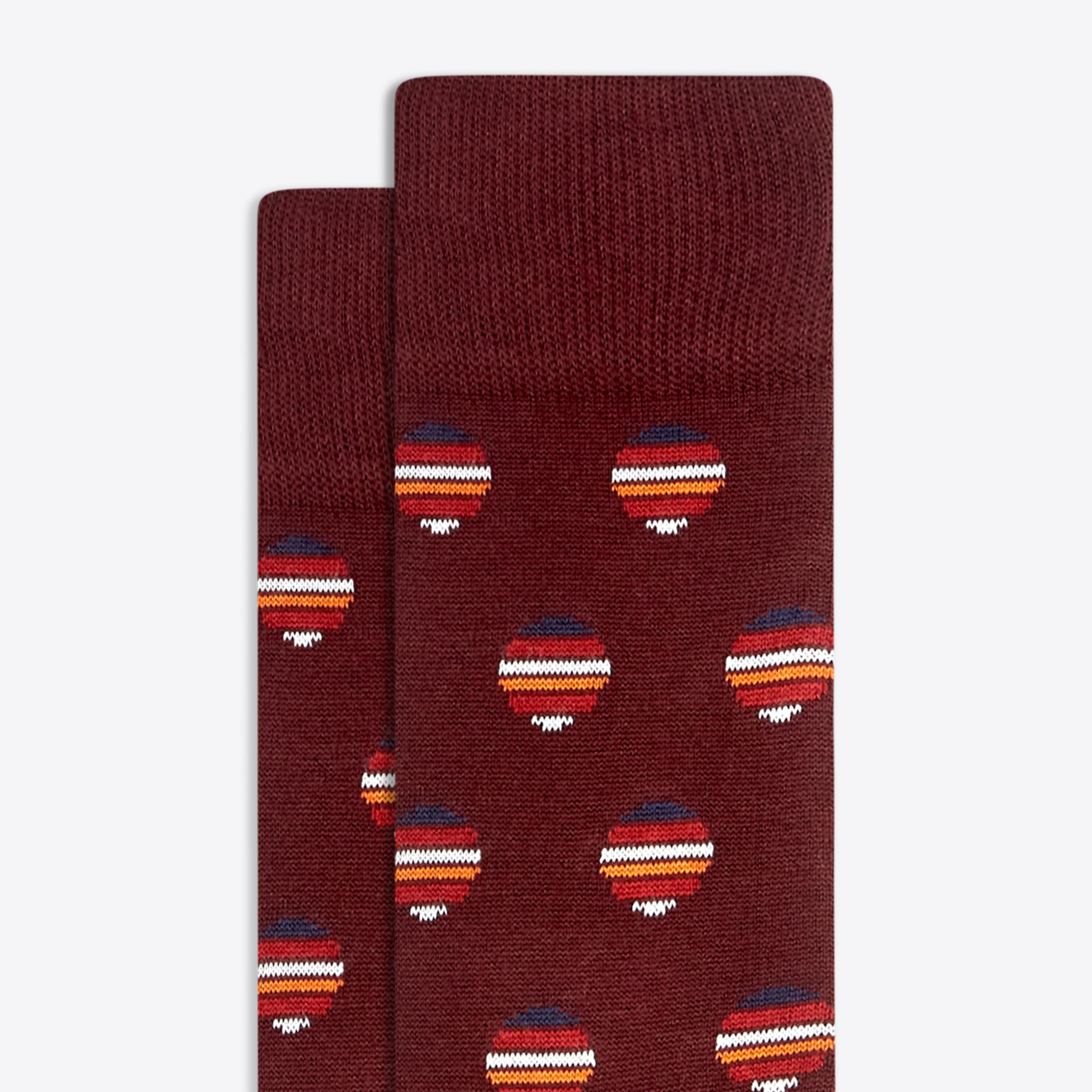 Geometric Mid-Calf Socks
