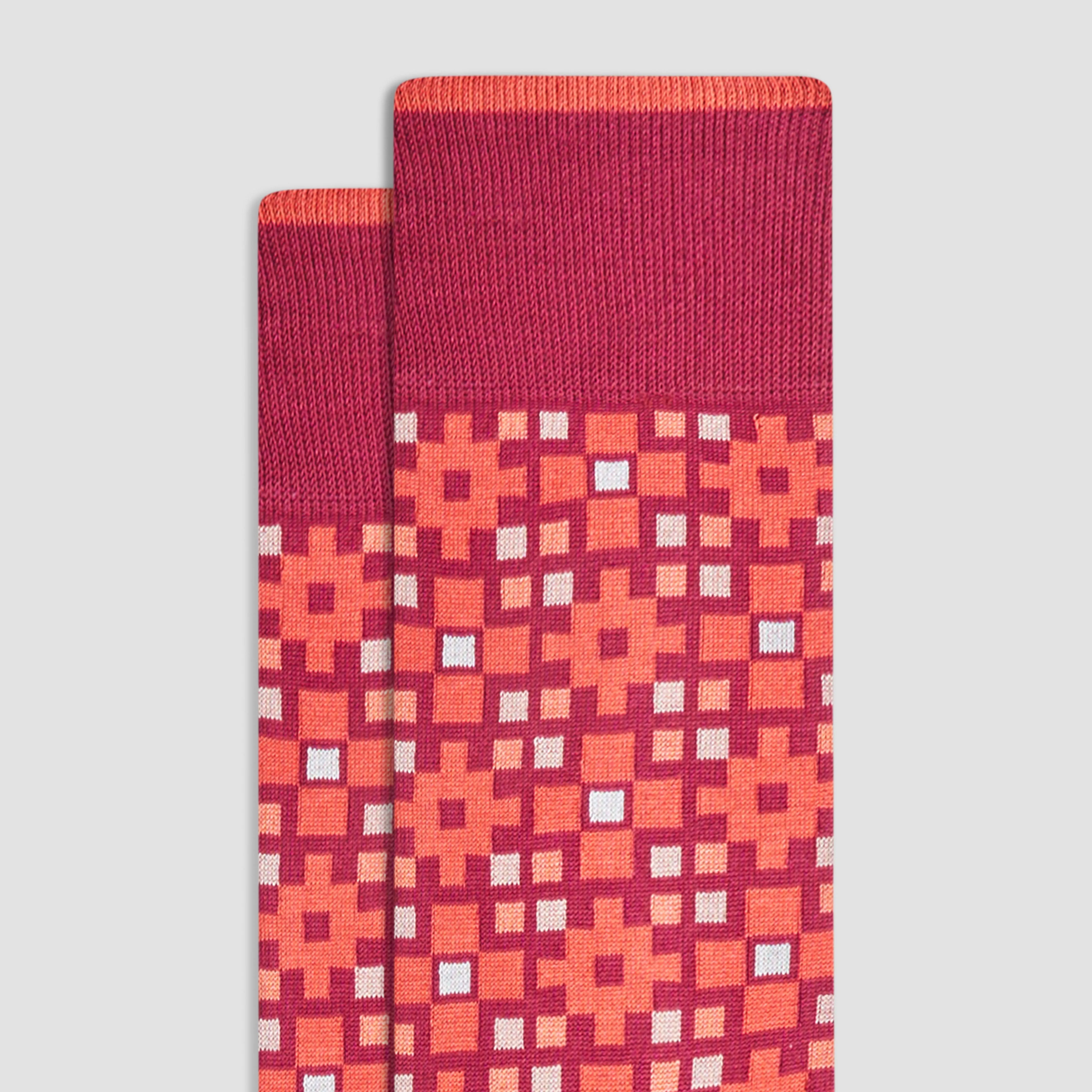 Geometric Mid-Calf Socks