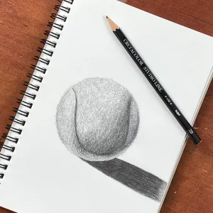 Graphite Drawing of Shading & Texture 01 | Printable Art Lesson Plan | Downloadable